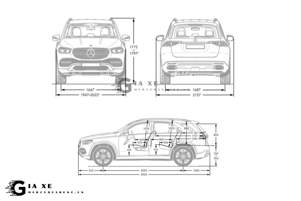 Thông số kỹ thuật Mercedes-Benz GLE450 4Matic